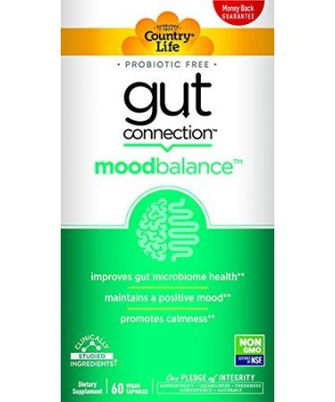 Country Life Gut Connection Mood Balance 60 Vegan Capsules - Buy Online on GoSupps.com