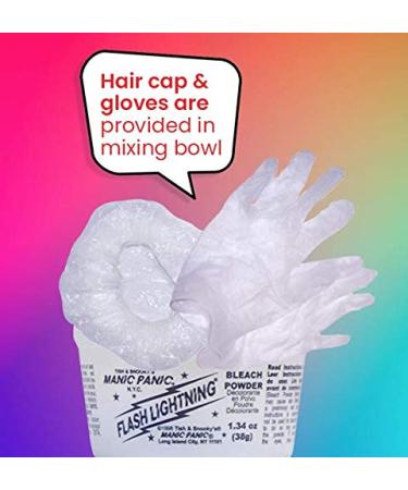 MANIC PANIC Flash Lightning Hair Bleach Kit - 30 Vol - Vegan & Cruelty-Free (2 Pack) - Buy Online on GoSupps.com