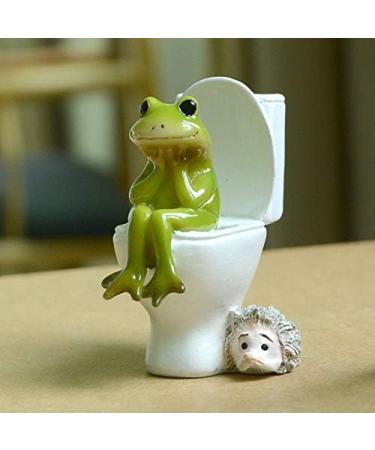 Gemmia Toilette Miniatur Fee Fig rchen Zahnb rste Schwein Statue | Internationale Lieferung | Einzigartige Bad-Dekoration - Buy Online on GoSupps.com