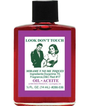(1Pack) Indio Products Spiritual Anointing Oil- Look Dont Touch 1/2oz