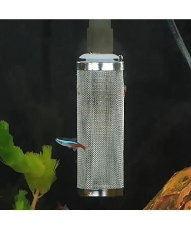 2 Pieces Stainless Steel Aquarium Filter - 12mm Protection with Sponge - Durable & Efficient Water Filter - Buy Online on GoSupps.com