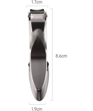 SVAASA Nail Clippers Nail Clippers Anti Splash Cover Pedicure Manicure Tools Professional Stainless Steel for Thick Ingrown Toe Toenail - Buy Online on GoSupps.com