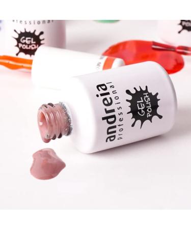 Andreia Professional Semi-Permanent Nail Gel - Color 267 Pink-Red Tones - 10.5ml - UV/LED Lamp - 4 Weeks Durable French Manicure - Intensive Shine - International Shipping - Buy Online on GoSupps.com