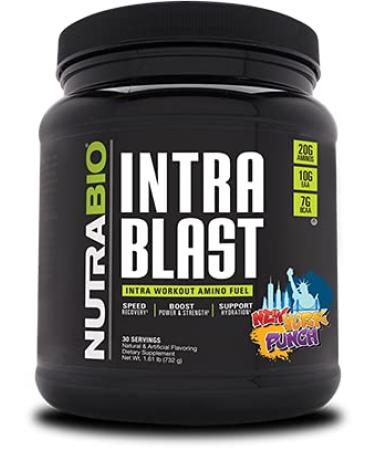 NutraBio Intra Blast - 30 Servings, New York Punch - Buy Online on GoSupps.com