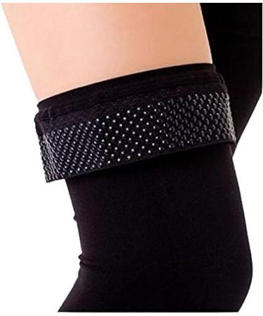 TOFLY Medical Thigh High Compression Stockings - Firm 20-30mmHg Graduated Compression Socks for Varicose Veins Edema - Closed Toe Opaque with Silicone Band Support - Black - Size L - Buy Online on GoSupps.com