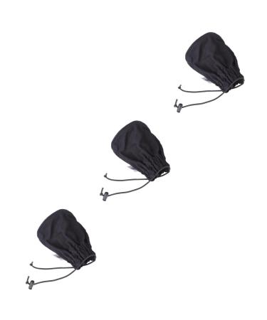 Healeved 3 Pcs Hair Dryer Bag Hair Difuser Hair Dryer Organizer Curl Hair Dryer Hair Diffuser Sock Black