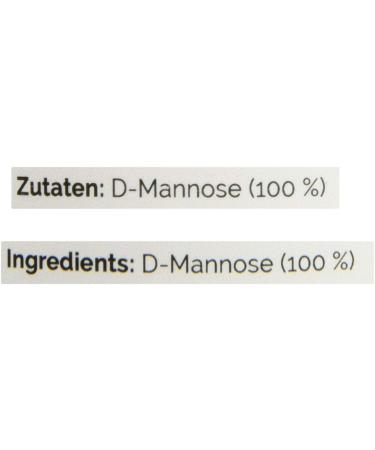 VITA1 D-Mannose Powder - 100g | Pure Natural Vegan Additive-Free | Best for Vegans & Vegetarians - Buy Online on GoSupps.com