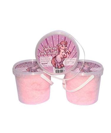 Wegmann Unicorn Cotton Candy Bucket - Bubblegum Flavor 50g | Sweet Treats International Shipping - Buy Online on GoSupps.com