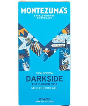 Montezuma's Darkside 51% Cocoa Milk Chocolate 4 x 90g Bags