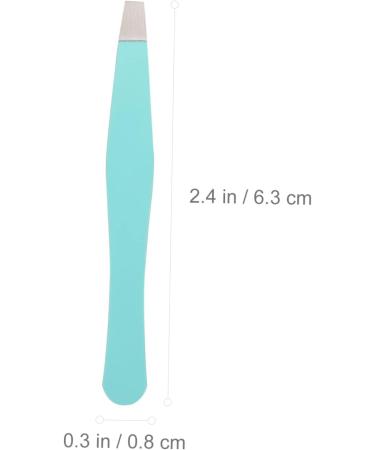 Frcolor Eyebrow Tweezers Set - 4 Pieces Mini Spa Stainless Steel Beauty Tools for Professional Eyebrow Shaping | Colorful and Durable 6.3x0.6cm - Buy Online on GoSupps.com