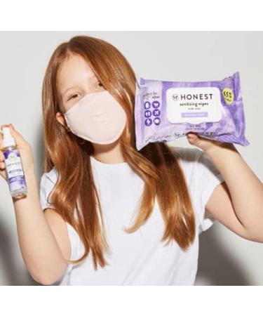 The Honest Company Sanitizing Alcohol Wipes - Lavender | Kills 99% of Germs | With Aloe | 150 Count (3 Packs) - Buy Online on GoSupps.com
