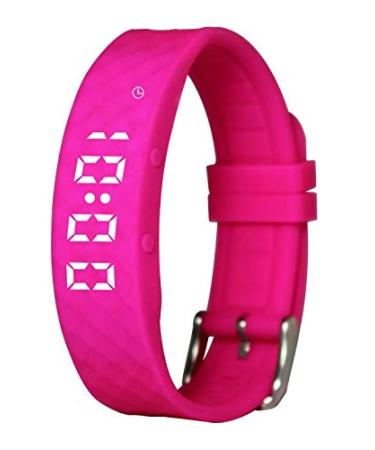 Pink Pivotell Vibratime Vibrating Pill Reminder Alarm Watch - with up to 12 Daily Alarms