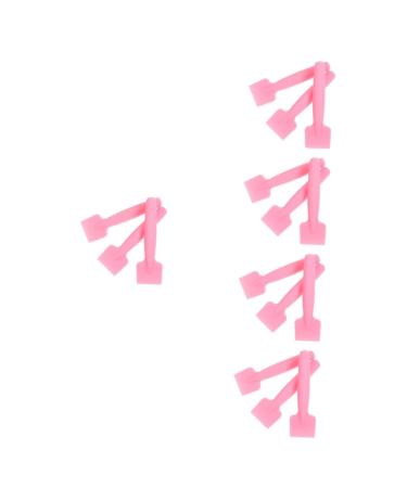 Healeved 15 Pcs Facial Mask Brush Mini Makeup Spatula Clay Mask Applicator Cosmetic Spoon 10.00X3.00X1.30CMx5pcs Pinkx5pcs