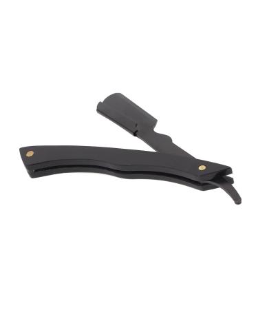 Beard Blade Holder - Premium Foldable Stainless Steel Manual Razor for Men | Acrylic Barber Razor Handle - Buy Online on GoSupps.com