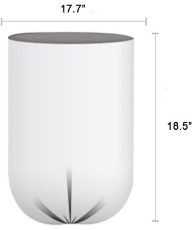 2 Gallon Small Trash Bags Clear - 150 Counts (3 Rolls, 50 Count per Roll) - Buy Online on GoSupps.com