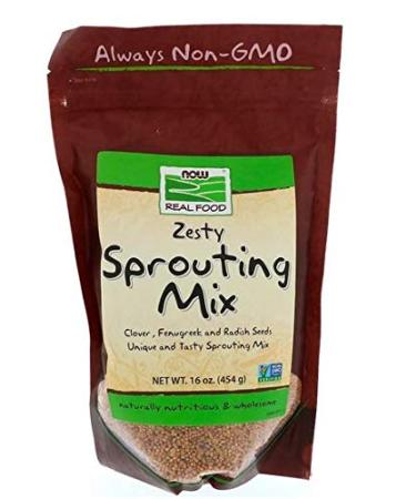 Now Foods Real Food Zesty Sprouting Mix 16 oz (454 g)