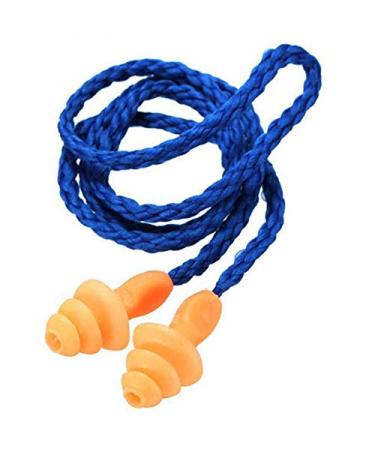 ISTOVO 5Pcs Authentic Soft Silicone Corded Ear Plugs Noise Reduction Earplugs Protective Earmuffs