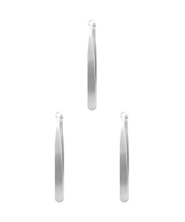 Ultechnovo 3st tweezers made of stainless steel hair cutter eyebrow scissors nose hair trimmers for men hair clip Thumbs clip for hair nose hair hairpins.