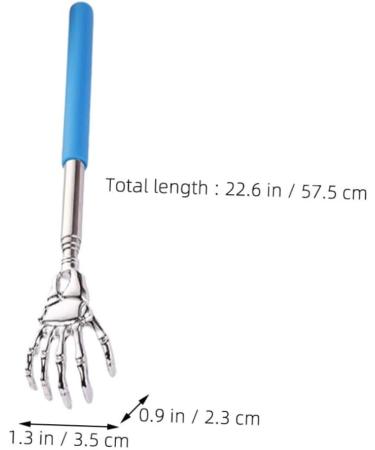FRCOLOR 5ST Tickle Scratch Retractable Back Scratcher - Telescopic Stainless Steel Massage Tool for Travel & Relief - Buy Online on GoSupps.com
