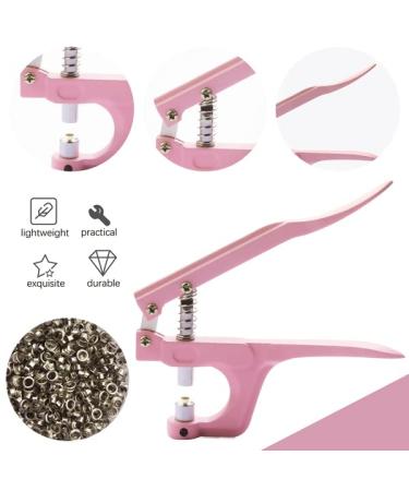 Grommet Eyelet Pliers Set with 2000 Metal Eyelets - Leather Belt Grommet Tool Kit (Gold/Silver/Bronze/Gun Black 3/16 Inch) - Buy Online on GoSupps.com