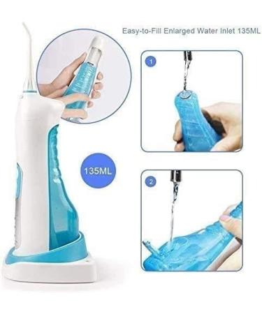 Water Flosser Professional Cordless Oral Irrigator - Portable Rechargeable IPX7 Waterproof 3 Modes for Home & Travel - Ideal for Braces & Bridges Care - Buy Online on GoSupps.com