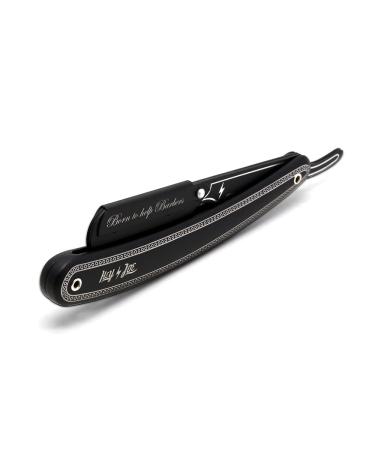 Hey Joe!Premium Classic Shaving Razor Carbon Edition |Classic razor man made of stainless steel for personal and professional use - black black (carbon edition)