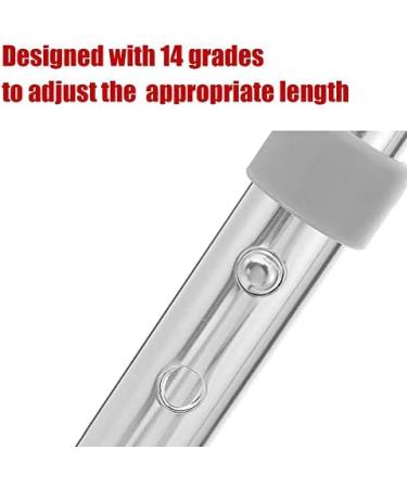 Adjustable Crutches for Adults Forearm Crutches Comfortable on Wrist Ergonomic Crutches for Adults with Non Slip Tips (Sliver) Lucky Star - Buy Online on GoSupps.com