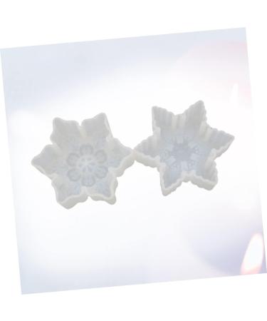 COHEALI 6 Pcs Epoxy Resin Diy Epoxy Gel Mould Mold Christmas Set up Whitex3pcs 5X8cmx3pcs - Buy Online on GoSupps.com