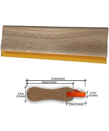 4 pcs 13" (33cm) Silk Screen Printing Squeegee Wood Handle Press Tool Rubber Knife Ink Scraper - Buy Online on GoSupps.com