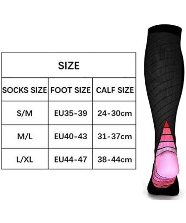 Zlyj Compression Socks - 3 Pairs Knee Support Stockings for Running & Ankle Protection | XL Size for Enhanced Circulation - Buy Online on GoSupps.com