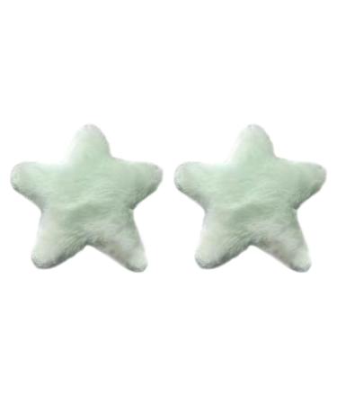 PLCPDM Hair Clip Star Yellow Bangs Clip s Duckbill Clip Headdress Hair Accessories Furry Hairpin Green
