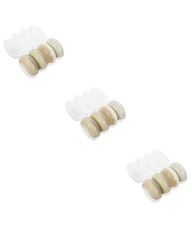 3 Sets travel bottle press type lotion container Daily Use Lotion Containers travel essentials toiletries travel containers for toiletries travel size necessity white pp pressure