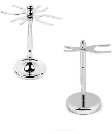 Lefeda Simply Shaving Brushes for Men | Stylish 4-Jacked Steel Holder | Classic Male Razor Brush | 7x15.3cm Silver | International Shipping Available - Buy Online on GoSupps.com