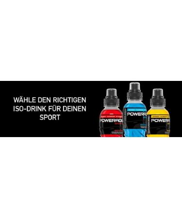 Powerade Sports Wild Cherry & Passion Fruit Bundle (12 x 500ml) - Isotonic Low-Calorie Energy Drink - International Shipping Available - Buy Online on GoSupps.com