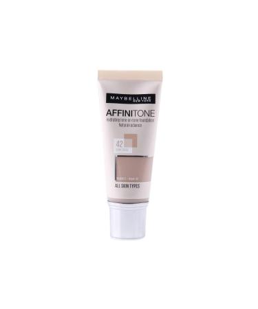 Maybelline Affinitone Perfecting And Protecting Foundation 30ml-42 Dark Beige