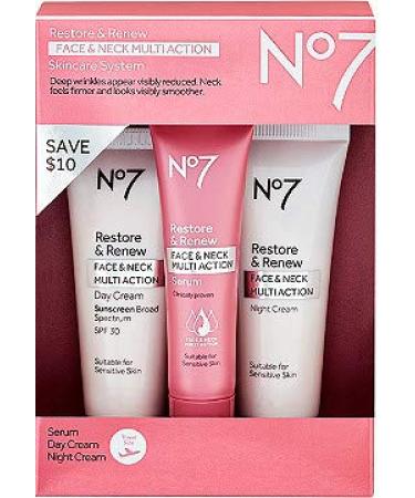 No7 Restore & Renew face & neck multi-action skin care system