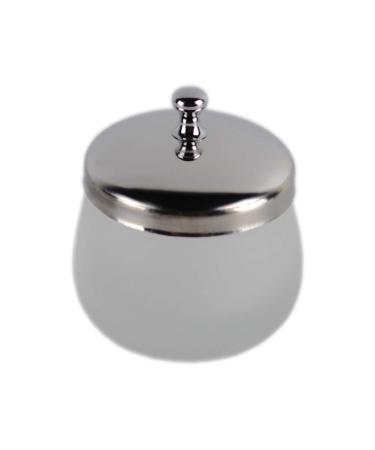 Matte Glass Dappen Dish Set with Stainless Steel Lid - 2 Pieces for Acrylic Powder Nail Art - Buy Online on GoSupps.com