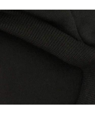 Izefia Dog Hooded Sweater - Cozy Cotton Jacket for Small & Medium Dogs | Black 4XL | Secure & Stylish Pet Clothing - Buy Online on GoSupps.com
