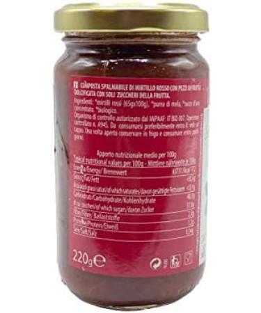 Probios Lingonberry Spread Pectin Free 220g - Buy Online on GoSupps.com