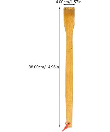 Ciieeo Wooden Back Scratcher Therapeutic Long Handle Back Massage Device for Home & Travel - Buy Online on GoSupps.com