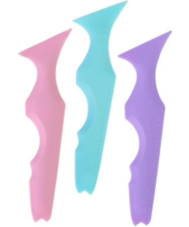 MAGICLULU 15 Pcs Silicone Beauty Ruler Mascara Applicator Purple Mascara Lash Tool Lipstick Wearing Face - Buy Online on GoSupps.com