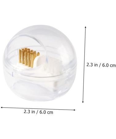 FRCOLOR 2 Sets Grinding Head Cleaning Box Nail Bit Cleaner Nail Bits for Nail Drill Nail Drill Bits Cleaner Wire Brush and Nylon Brush Manicure Supplies Nail Supplies Steel Wire Plastic - Buy Online on GoSupps.com