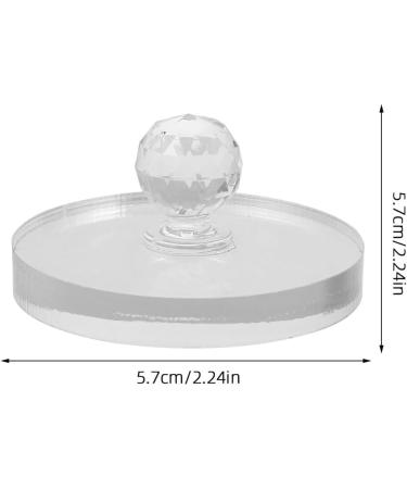 SHERCHPRY Delicate Blusher Repairing Stamper Portable Round Eyeshadow Pressing Tool With Handle For Blush Eyeliner Highlighter Makeup Powder Precision - Buy Online on GoSupps.com