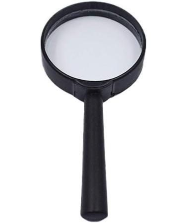 U-M Magnifying Glass 10x Handheld Reusable Plastic Magnifier for Learning Reading Books Newspaper and Fault Finding 10*40MM - Buy Online on GoSupps.com