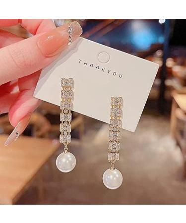 Fashion Earrings Trendy Drop Earrings for Women Fashion Long Hanging Earrings Wedding Jewelry Dainty Earrings Fashion Accessories - Buy Online on GoSupps.com