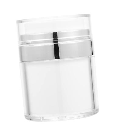 Beavorty Cream bottle empty cream containers lip scrub containers with lids body butter jars 4oz glass jars with lids 4oz containers with lids makeup jar with pump Acrylic travel makeup box