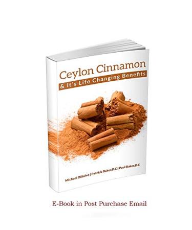 Organic Ground Ceylon Cinnamon Powder | Premium Grade Bark from Sri Lanka | Mild & Sweet Spice | 1.41 oz | Includes eBook - Buy Online on GoSupps.com