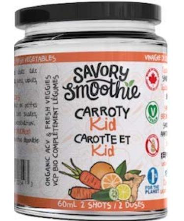 Savory Smoothie Carroty Kid Ready to Drink Veggie Smoothie Shot 60 mL (9-Pack)