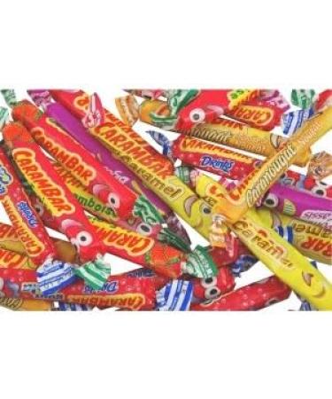  Kaba Carambar Family Assortment of candy sticks in the following flavors: lemon strawberry caramel caranougat and cola 450g - Buy Online on GoSupps.com