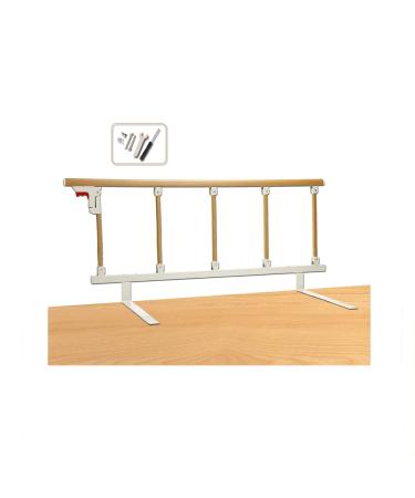 Bed Assist Rail for Elderly Adults Safety Bed Side Rails Medical Bed Guard Railing Fall Prevention Bed Cane for Seniors Assist Bar Hospital Bedside Handle Slides Under Mattress Swing Down Rail 47×18 Inch